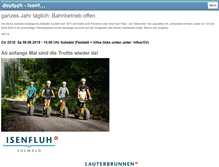 Tablet Screenshot of isenfluh.ch